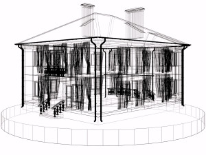 residential house bp-14 3D Модель