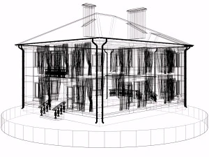 residential house bp-14 3D Model