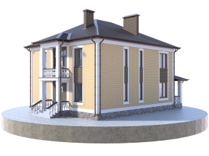 residential house bp-15 3D 모델