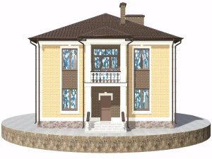 residential house bp-15 3D Model