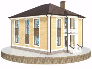 residential house bp-15 3D Model