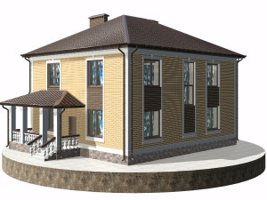 residential house bp-15 3D Модель
