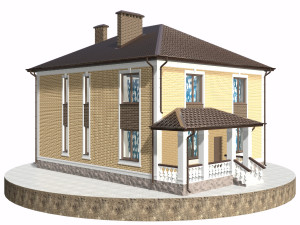 residential house bp-15 3D Модель