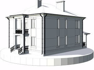 residential house bp-15 3D Модель