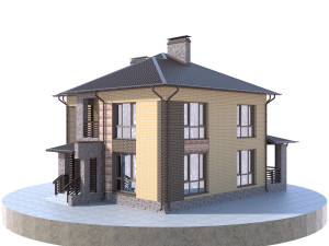 residential house bp-16 3D 모델