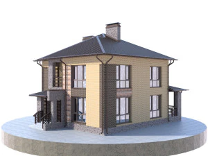 주거용 주택 bp-16 3D 모델