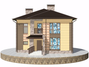 residential house bp-16 3D 模型