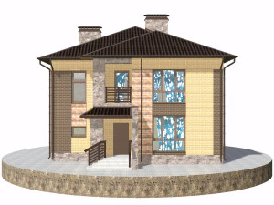 residential house bp-16 3D Model