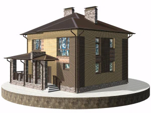 residential house bp-16 3D Model
