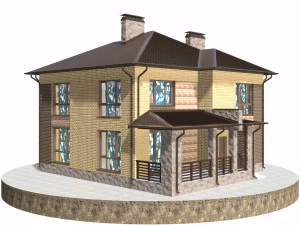 residential house bp-16 3D Model