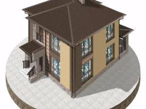 residential house bp-16 3D Model