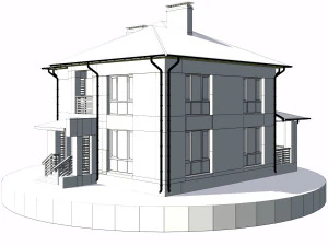 residential house bp-16 3D Model