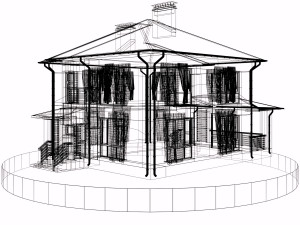 residential house bp-16 3D 模型