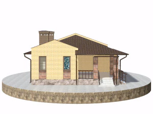 residential house bp-17 3D Model