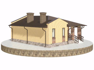 residential house bp-17 3D Model