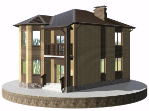 residential house bp-18 Modèle 3D