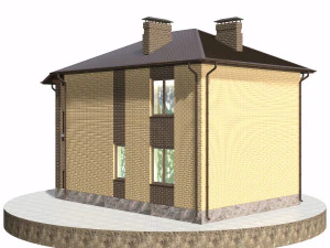 residential house bp-18 3D Model