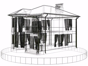 residential house bp-18 3D Model