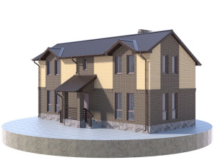 residential house bp-19 3D 모델