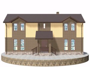 residential house bp-19 Model 3D