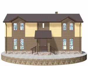 residential house bp-19 3D Model