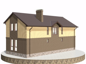 residential house bp-19 Model 3D