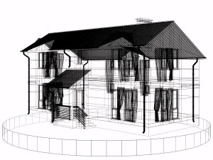 residential house bp-19 3D Model