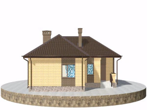 residential house bp-20 3D Model