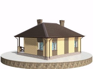 residential house bp-20 3D Модель