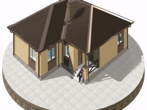 residential house bp-20 3D Модель