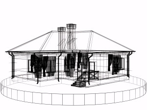 residential house bp-20 3D Модель