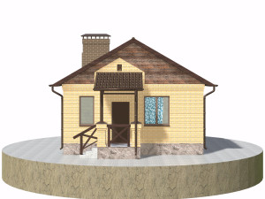 residential house bp-21 3D-Modell