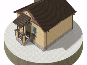 residential house bp-21 3D-Modell