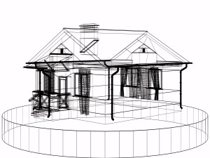 residential house bp-21 3D-Modell