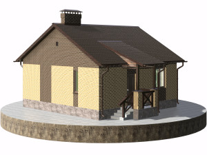 residential house bp-22 3D Модель