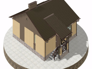 residential house bp-22 3D Модель