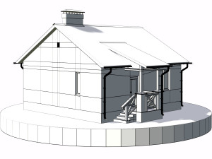 residential house bp-22 3D Модель