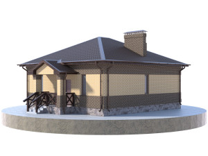 residential house bp-23 3D 모델