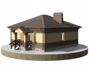 residential house bp-23 3D Model