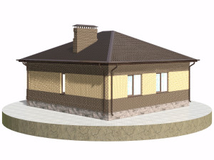 residential house bp-23 3D Model