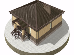 residential house bp-23 3D Model