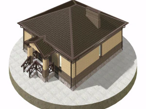 residential house bp-23 3D Model