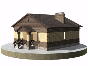 residential house bp-24 3D Model