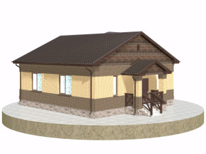 residential house bp-24 3D Model