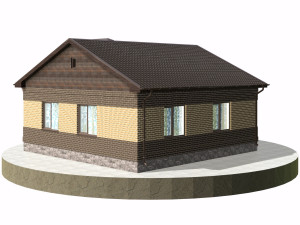 residential house bp-24 3D Model