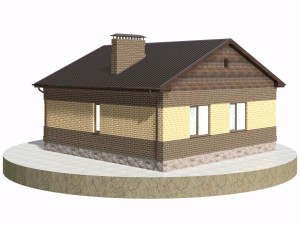 residential house bp-24 3D Model