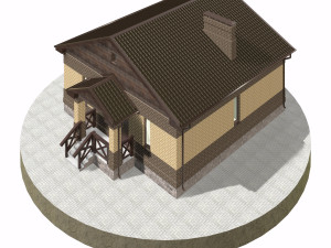 residential house bp-24 3D Model