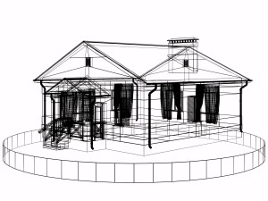 residential house bp-24 3D Model