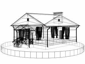 residential house bp-24 3D Model