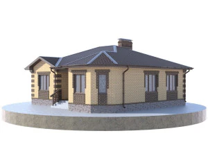 주거용 주택 bp-25 3D 모델